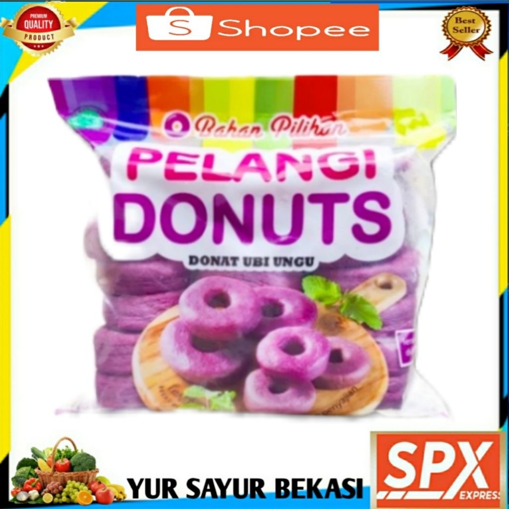 

Donat Ubi Ungu Mini isi 21 (1 bks).