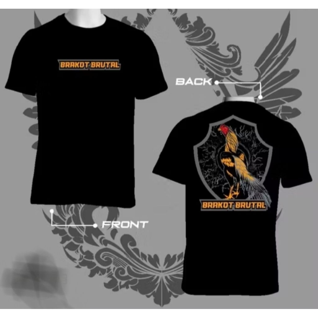 Kaos T shirt Ayam Brakot brutal