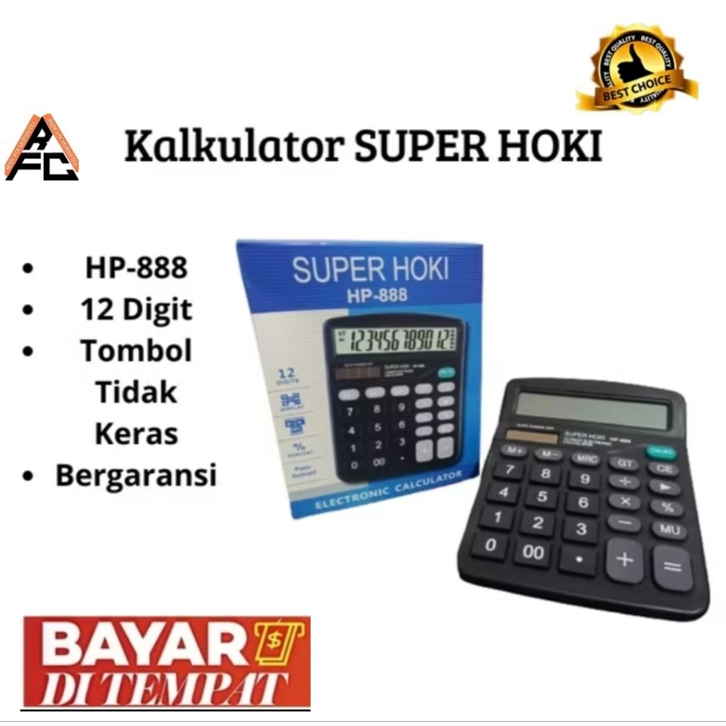 

KALKULATOR HP - 888 12 DIGITS Plus batrai
