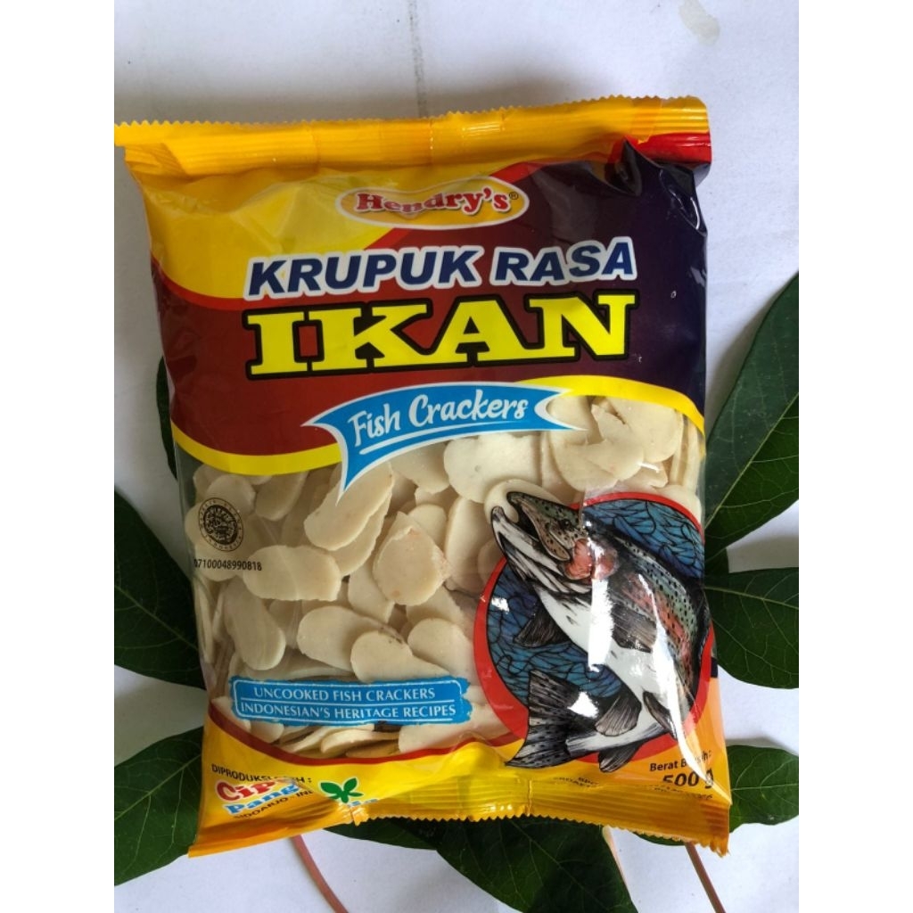 

Krupuk Ikan Mentah kemasan 1 Bal isi 10 pcs @500 gram