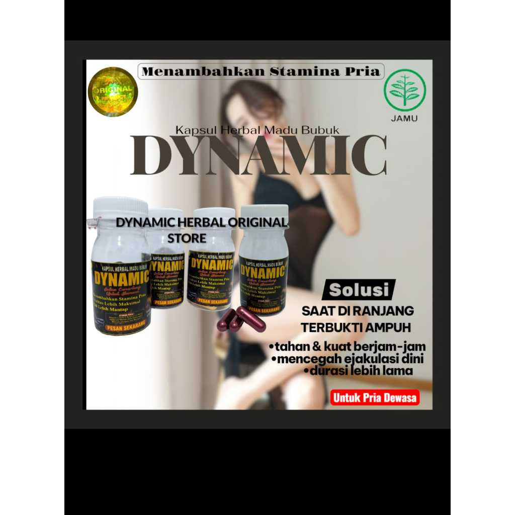

MADU BUBUK DYNAMIC HERBAL [ BLACK ] 1 B0T0L ISI 20 BUTIR
