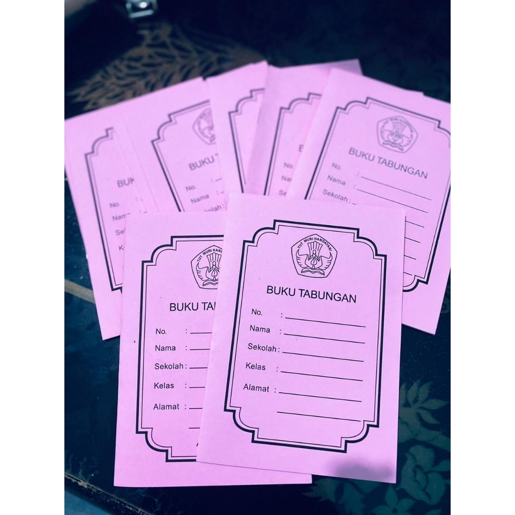 

BUKU TABUNGAN paket 10pcs