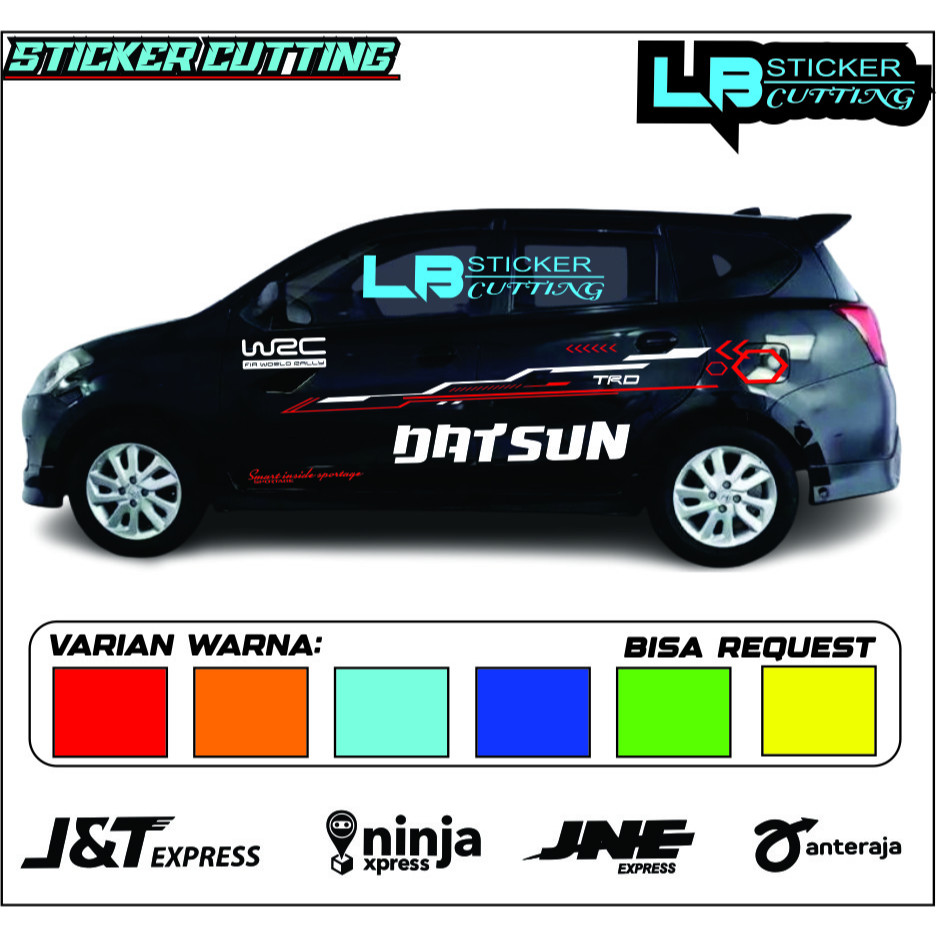 Sticker stiker mobil datsun go cutting sticker mobil datsun go sticker mobil terbaru