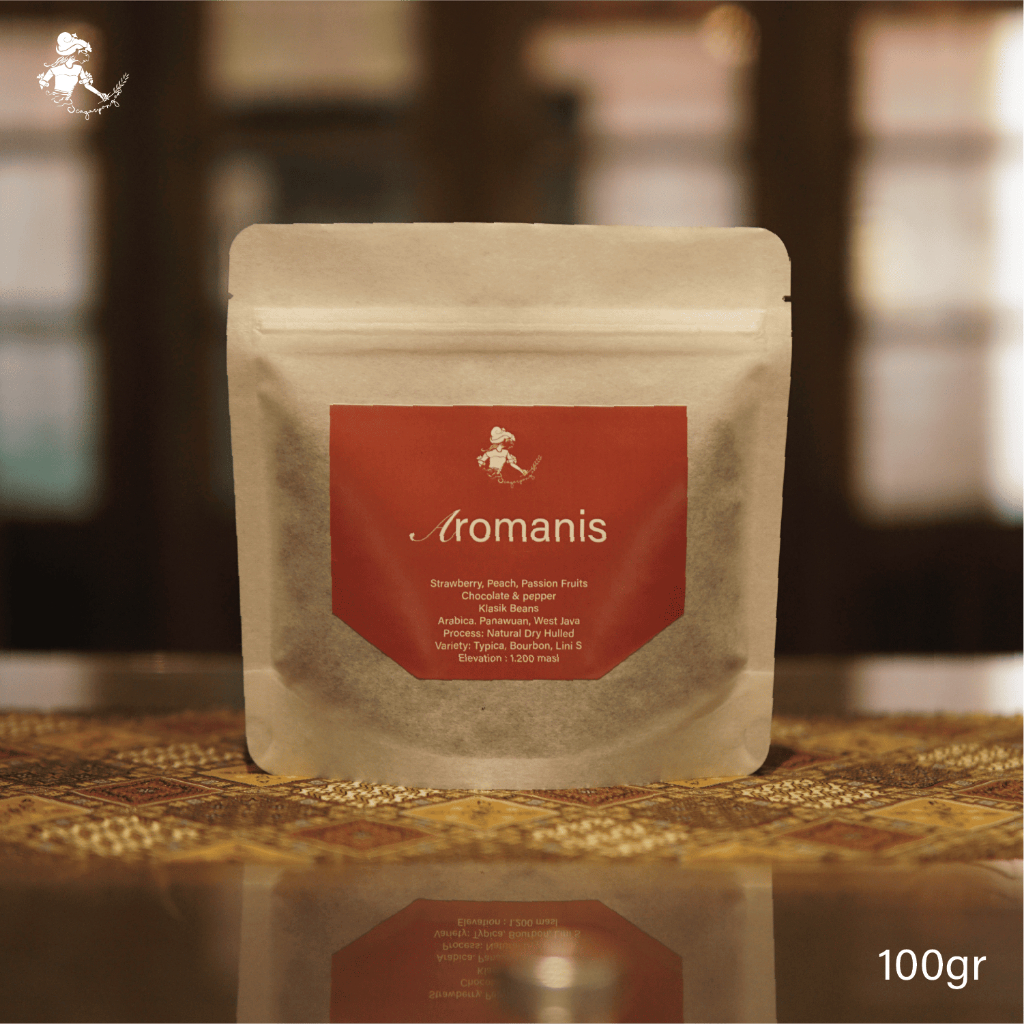 

Kopi Arabika Sunda Aromanis Natural Klasik Beans - 100gr Roasted Beans