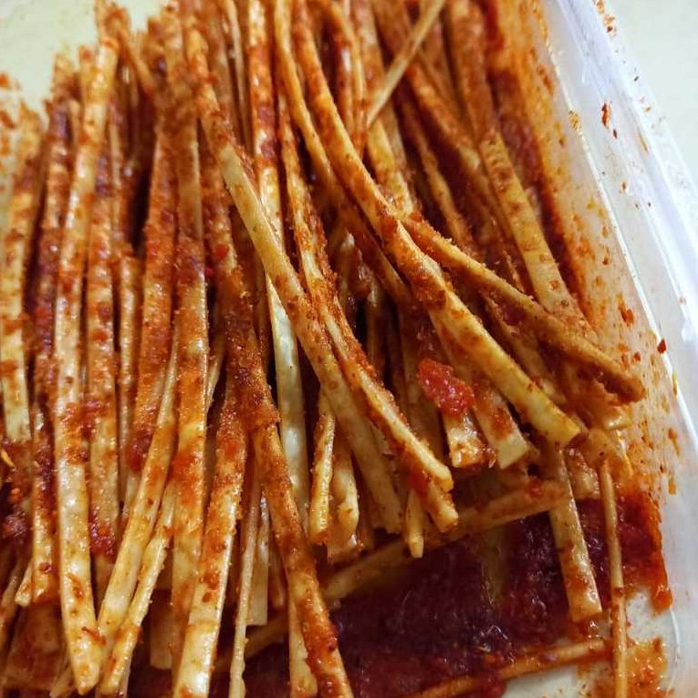 

Mie Lidi Cetar Gepeng Bumbu Kering