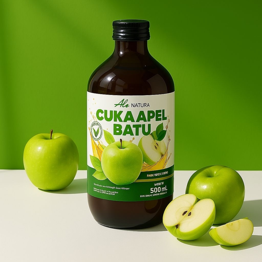 

Cuka Apel Batu Ala Natura Apple Cider Vinegar with Mother Bantu Diet dan Detox Tubuh Halal dan BPOM