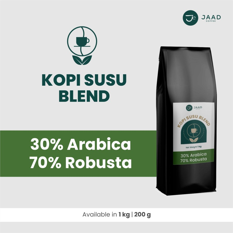 

30% Arabica 70% Robusta - Kopi Susu Blend Coffee Blend Premium Lokal - Kopi Bubuk Fresh Roasted