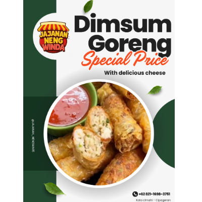 

Dimsum goreng keju / Dimsum keju goreng / jajanan viral / jajanan enak