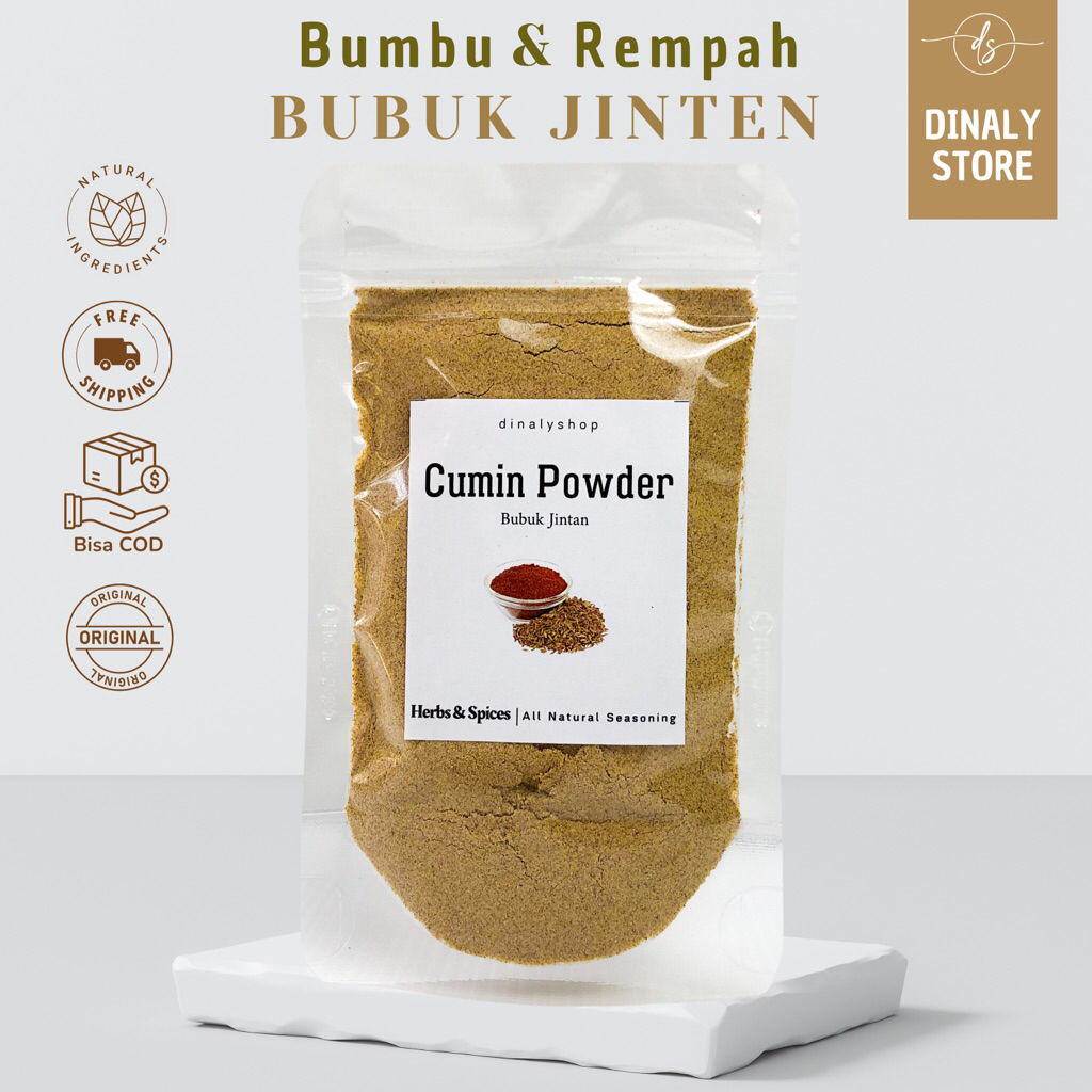 

BUBUK JINTAN 50 GRAM | JINTEN | JINTAN | CUMIN | CUMIN POWDER | BUMBU DAPUR | BUMBU & REMPAH PREMIUM MURAH