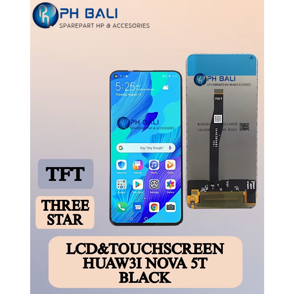 (PH BALI) LCD TOUCHSCREEn HuaweiI NOVA 5T BLACK