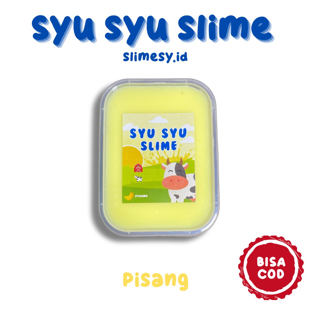BISA COD SLIME SUSU PISANG | SUSU SLIME | SLIME SUSU | SLIME MURAH | MILK SLIME | ULTRAMILK SLIME | 