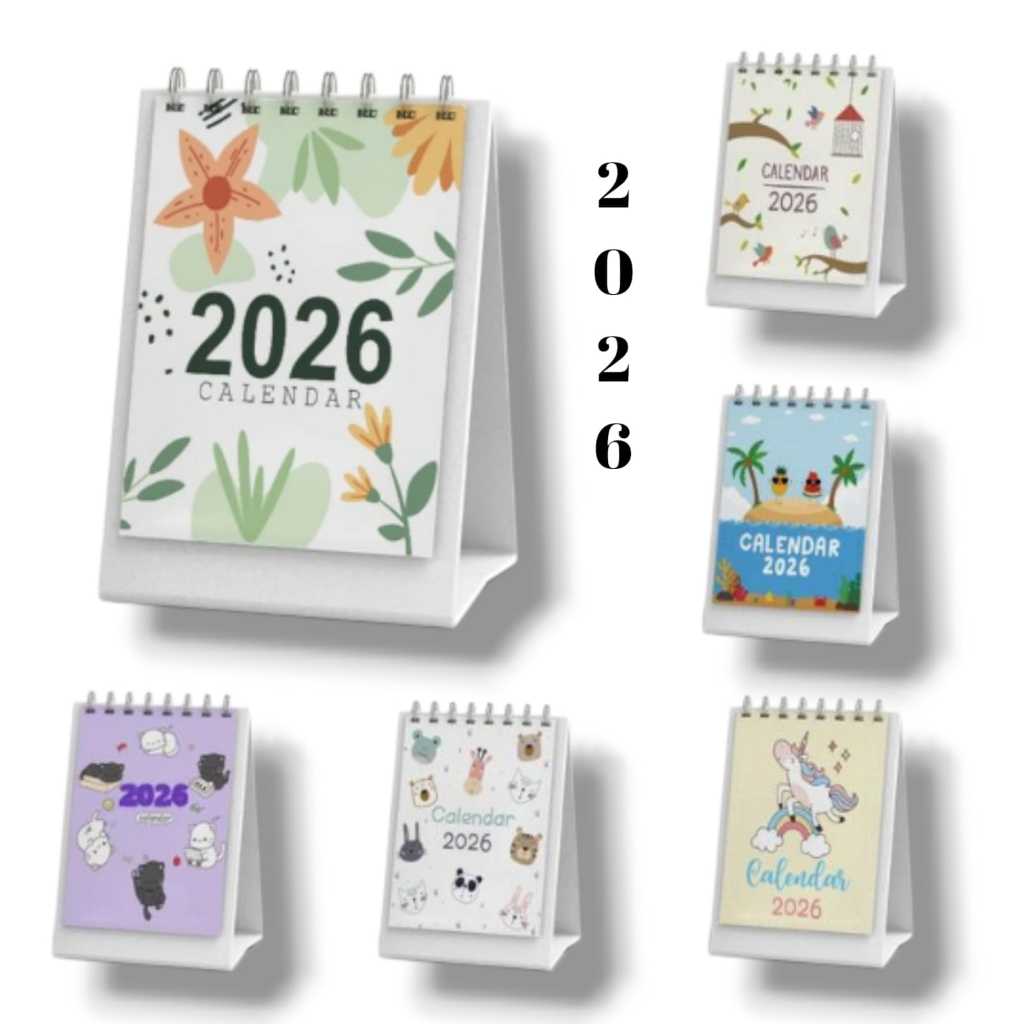 

KALENDER MEJA MINI 2026/CALENDAR 2026/ KALENDER KANTOR / KALENDER AESTETIK/CALENDAR 2026