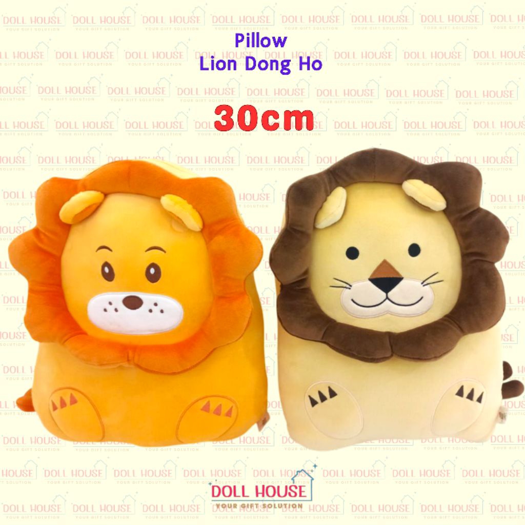 Boneka Singa / Bantal Singa / Boneka Lion / Bantal Lion / Boneka Binatang Singa / Boneka Hewan Singa