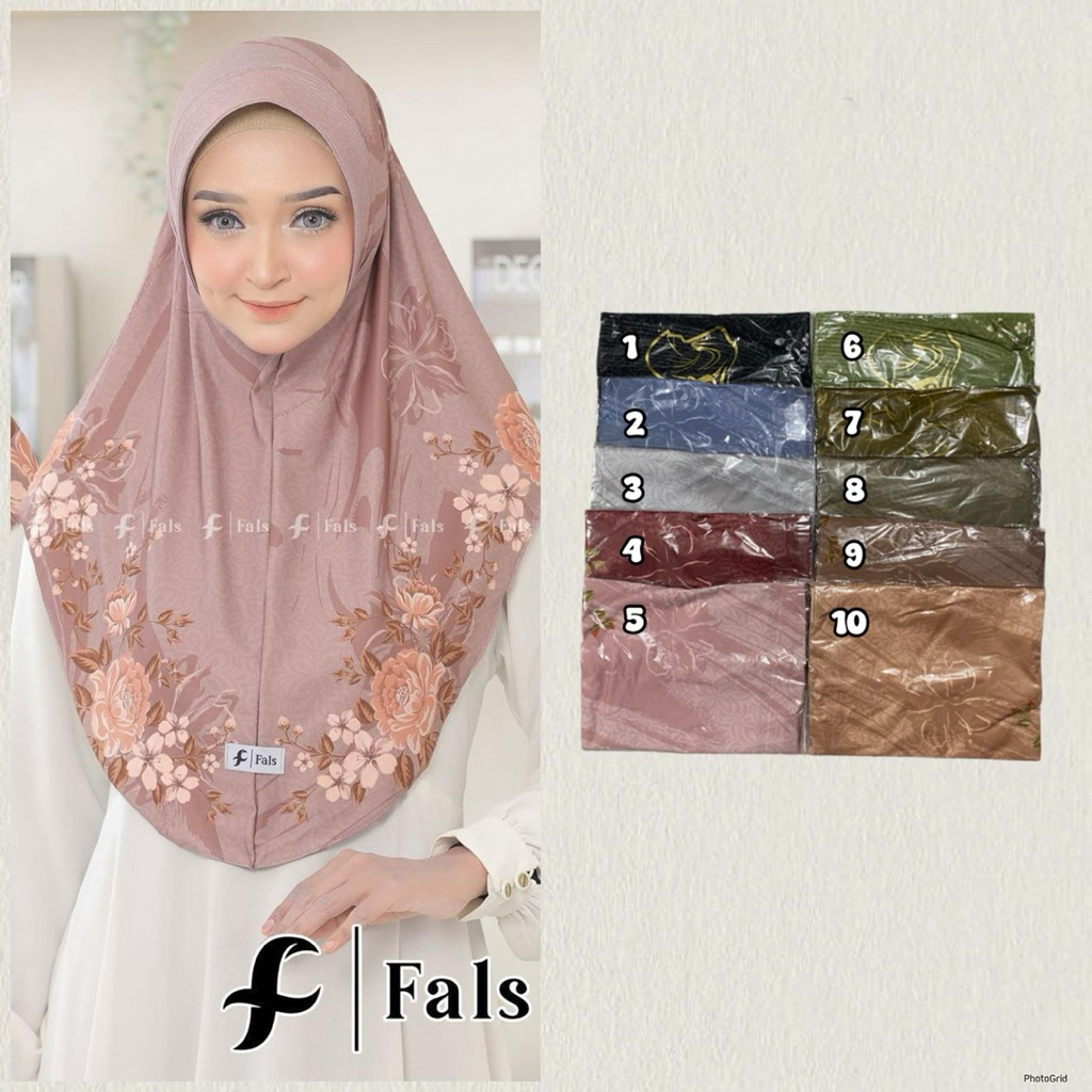 hijab printing/hijab terbaru/hijab cantik/hijab elegant /Fals printing