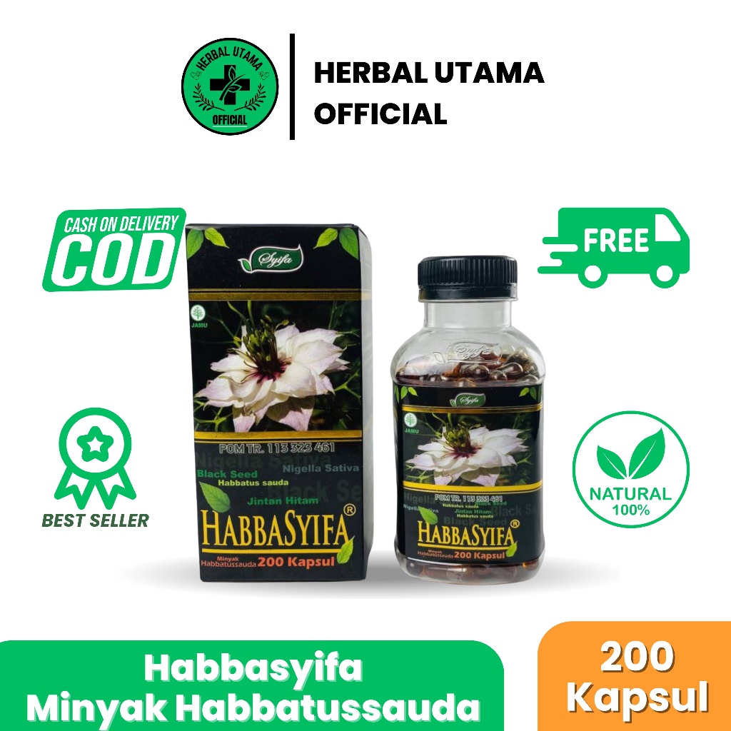 Habbasyifa 200 Kapsul - Habbatussauda Asli