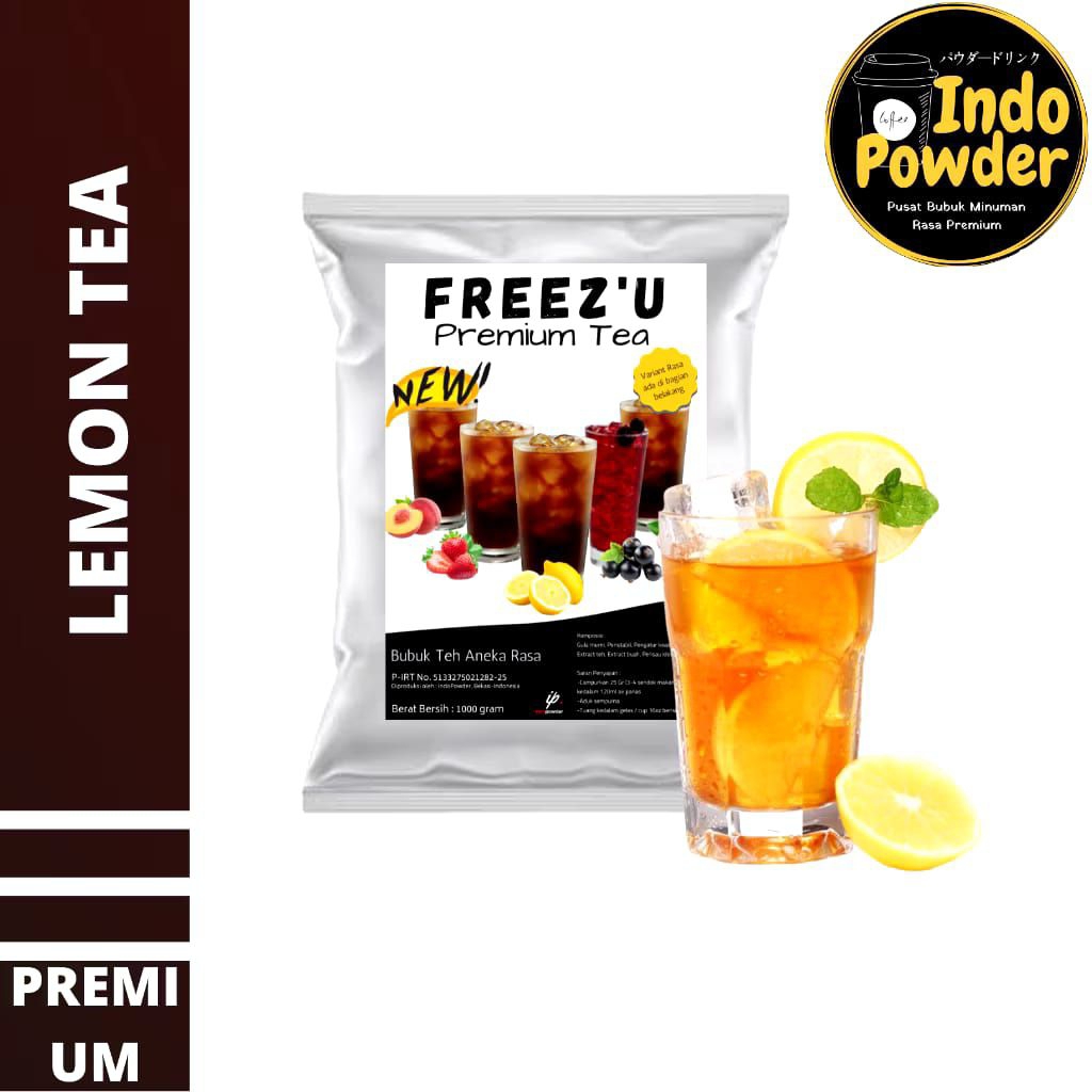 

Bubuk LEMON TEA PREMIUM 250 Gram Powder Lemon Tea