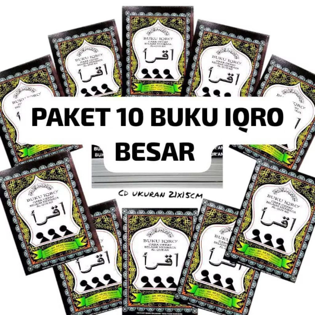 Paket Grosir Isi 10 Iqro Bendel Besar