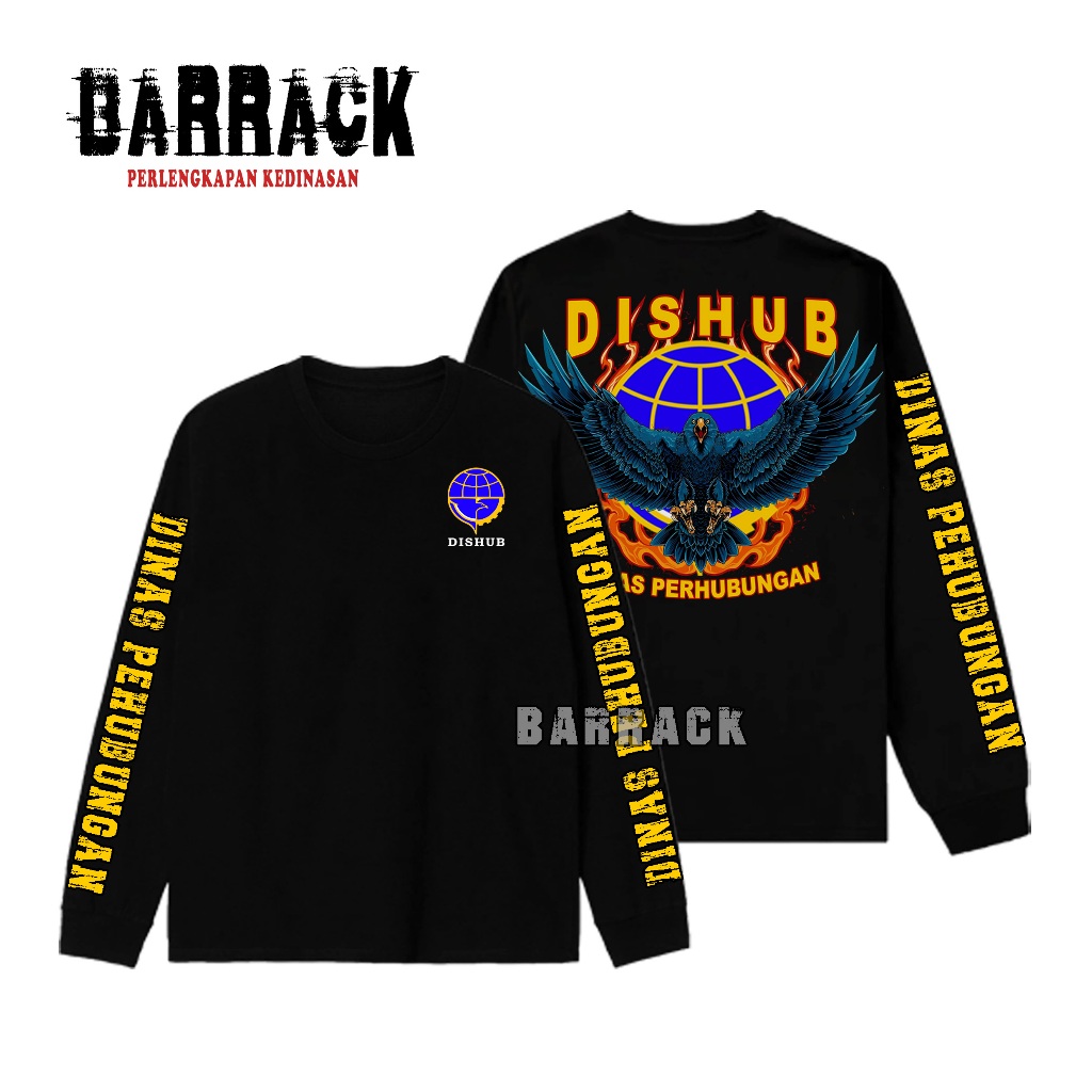 KAOS DISHUB / EAGLE GLOBE / TANGAN PENDEK / TANGAN PANJANG