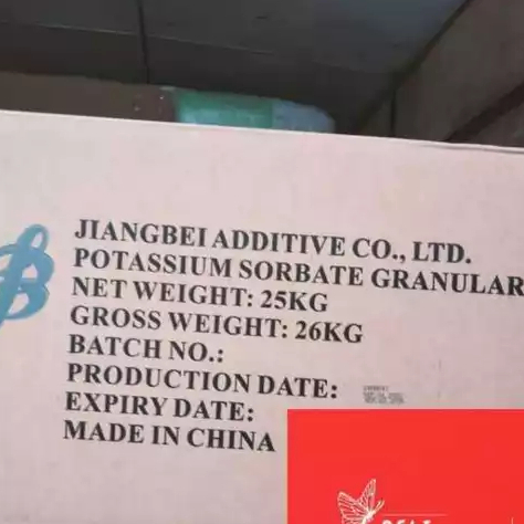 

Pengawet Makanan Potasium Sorbate Jiangbe / PSI JEANGBE Ex. RRT Food Grade 1 KG / Bahan Powder Pangan Makanan