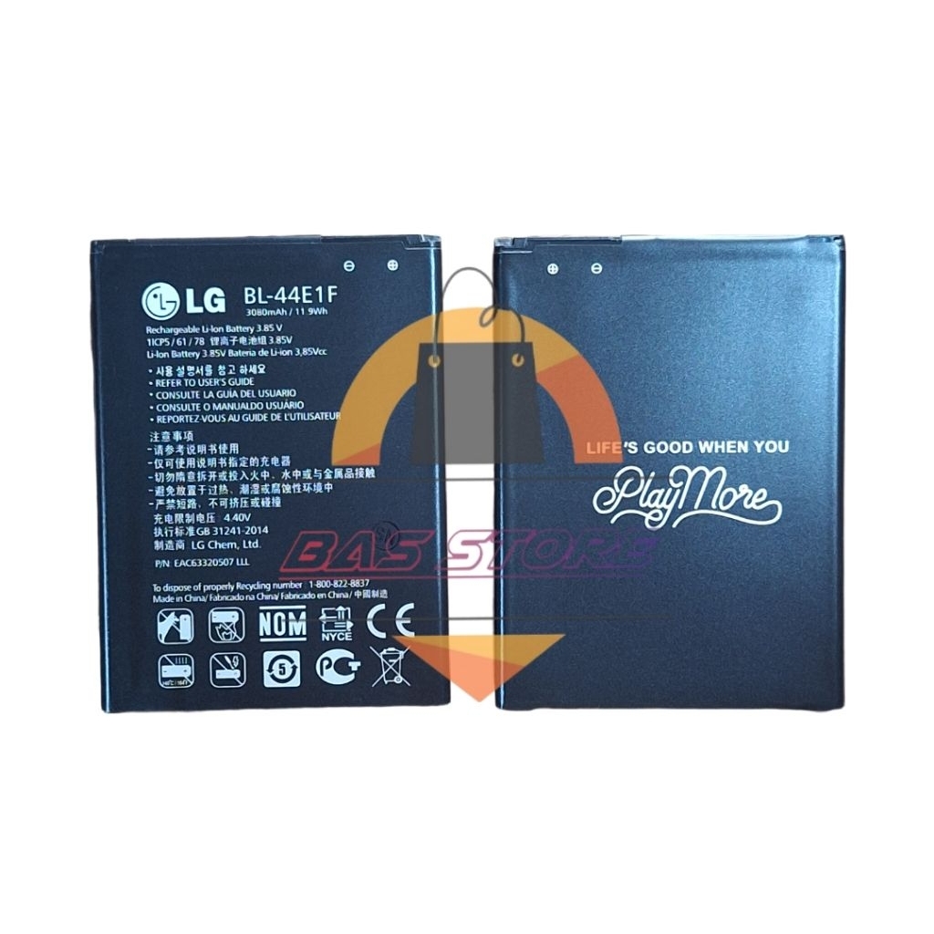 BATRE BATERAI LG V20 / LG STYLUS 3 BL-44E1F BATTERY
