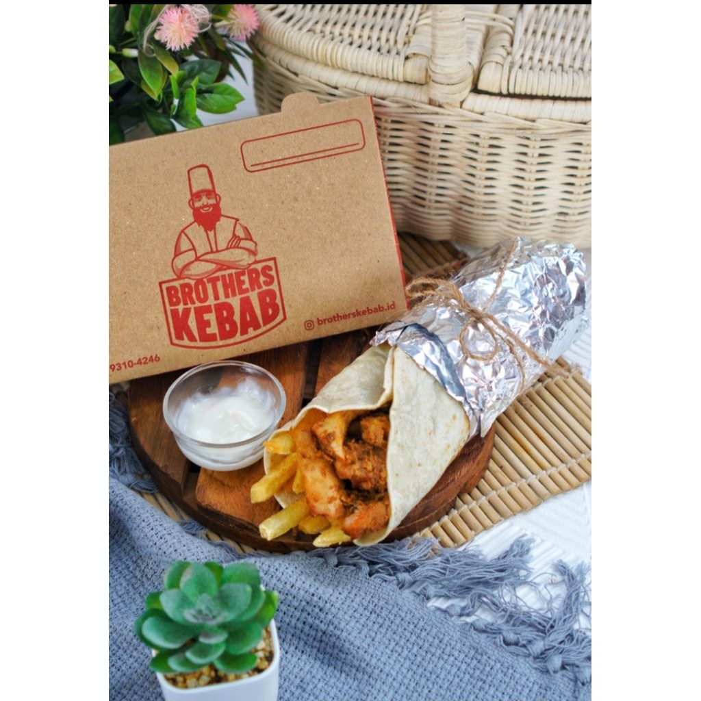 

No veggie Shawarma wrap isi 2 Uk Besar 50.000 Rb