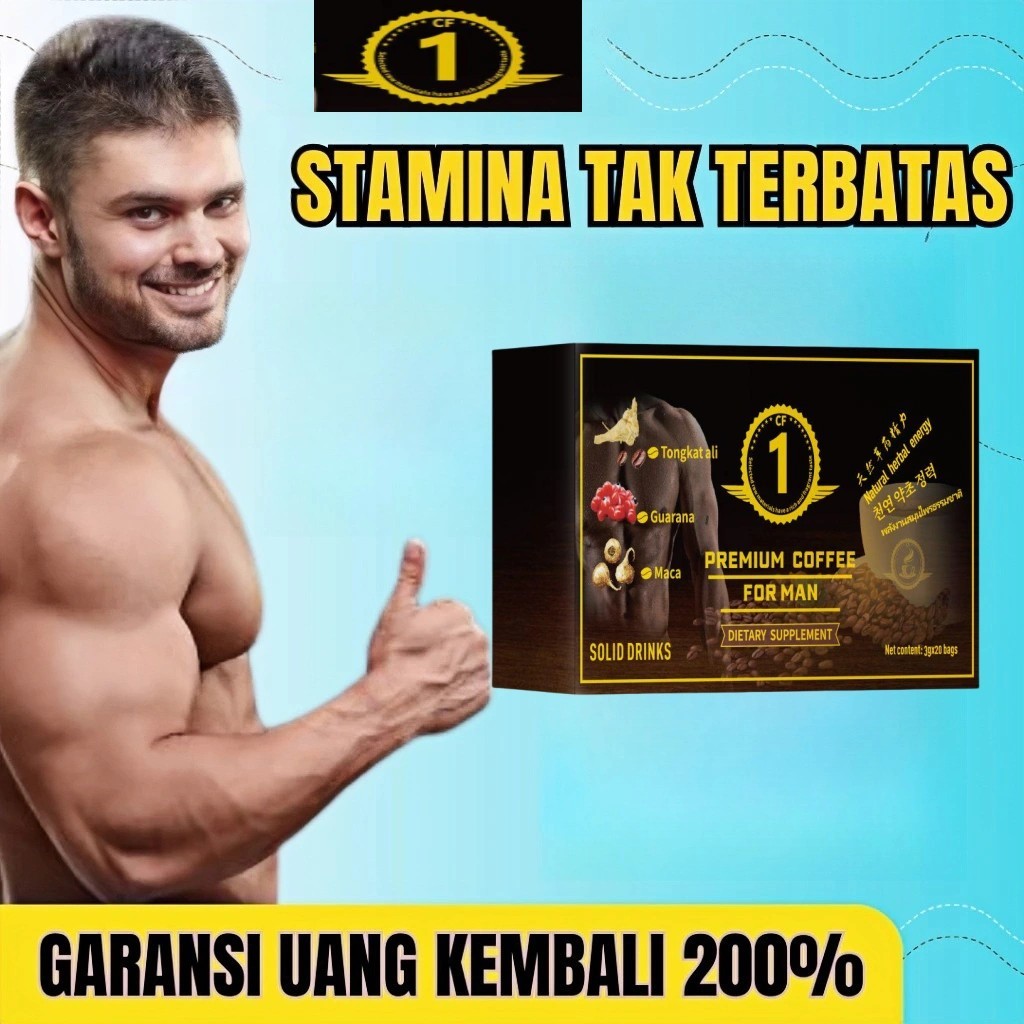 

(3g * 20 kantong = 60g) Kopi Kabat energi pria instan Tongkat Ali asli Malaysia yang diimpor, kopi energi pria