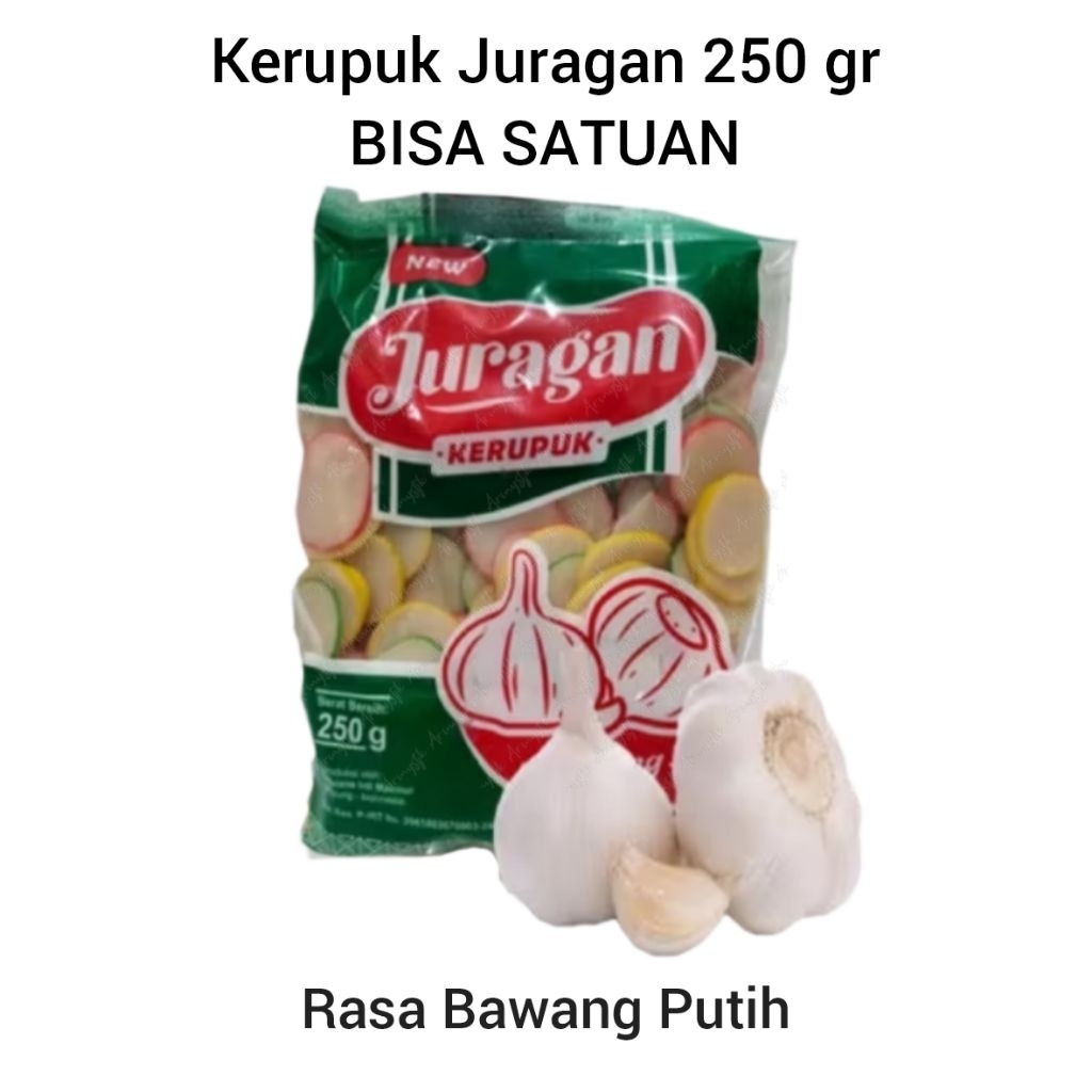 

Kerupuk Juragan Mentah Kemasan 250 gr Rasa Bawang Putih Aneka Krupuk Upil Seblak Rafael Pedas Gram Warna Warni Merah Kuning Hijau Cipuk Gado Gado Ketoprak Lontong Tahu Matahari Pagi Bisa Satuan