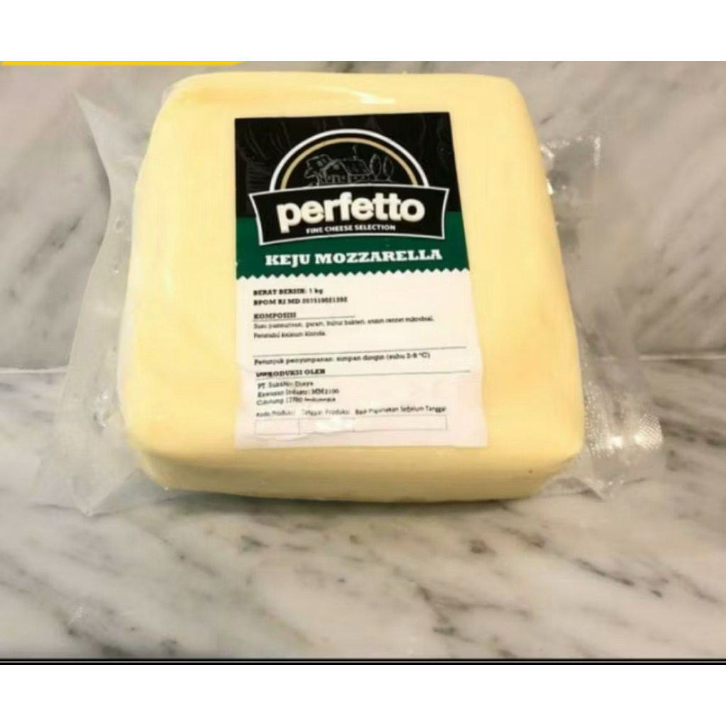 

Keju Mozzarella Perfetto 1kg / Mozzarella Chesee