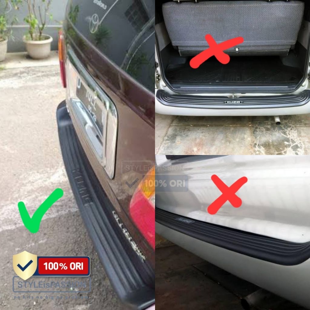 Pelindung Bemper Kijang LGX 2000-2004 Sill Plate Belakang Kijang Car