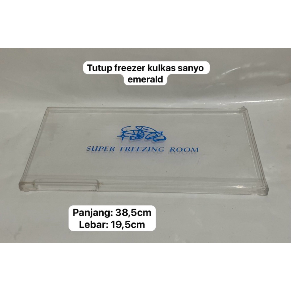 TUTUP FREEZER KULKAS SANYO EMERALD SECOND ORIGINAL COPOTAN | DOOR EVAPORATOR SANYO | PINTU FREEZER S