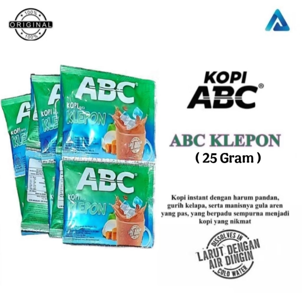 

[PROMO] Abc kopi rasa klepon 25gX10pcs