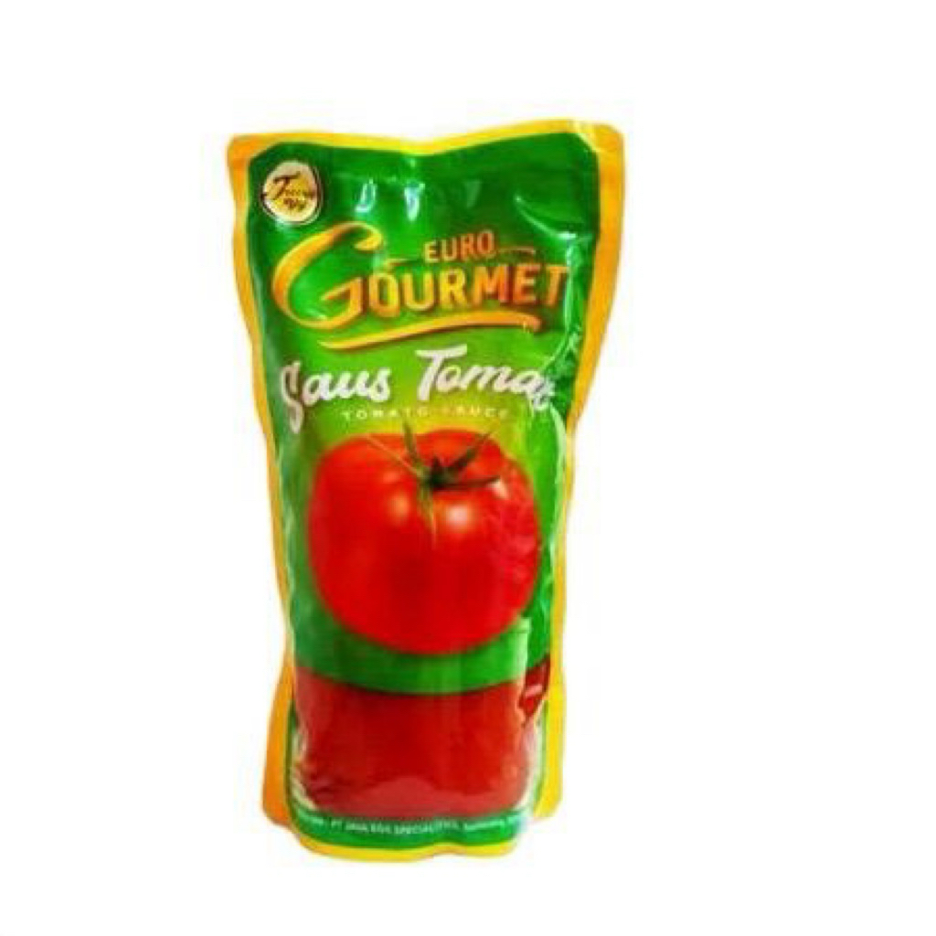 

Euro Gourmet Saus Tomat Kemasan1 KG / Saus Tomat Euro Gourmet / Best Seller Saus Tomat Flash Sale / Gourmet Harga Murah Shopee / Gourmet 1000 GRAM MURAH Saos Tomat