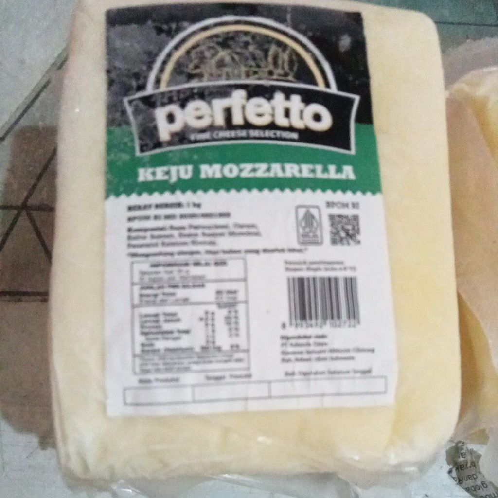 

MOZZARELLA PERFETTO MOZZARELLA 1KG DAN 500GR EXP 2 JANUARI 2026 ORIGINAL