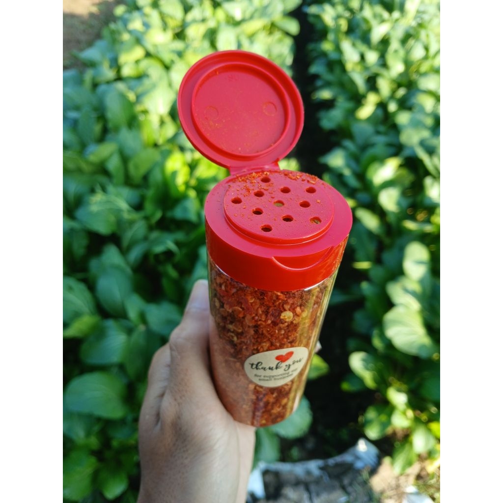 

cabe bubuk pedas kasar/sedang original 70gr