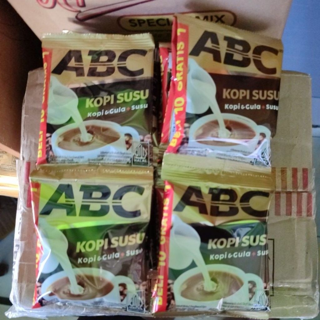 

kopi Abc susu beli 10 gratis 1 1 renceng isi 11 sachet