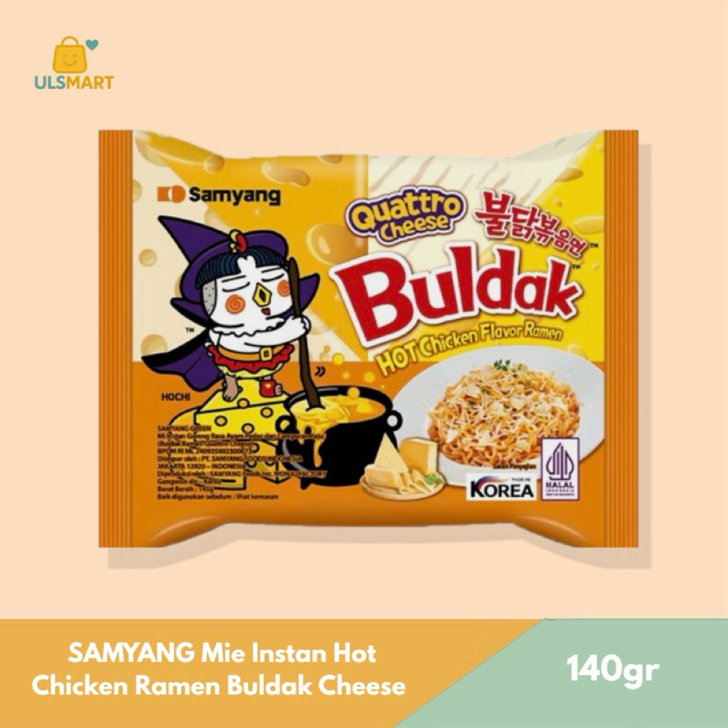 

SAMYANG Mi Instan Ramen Ayam Pedas Buldak Quattro Cheese