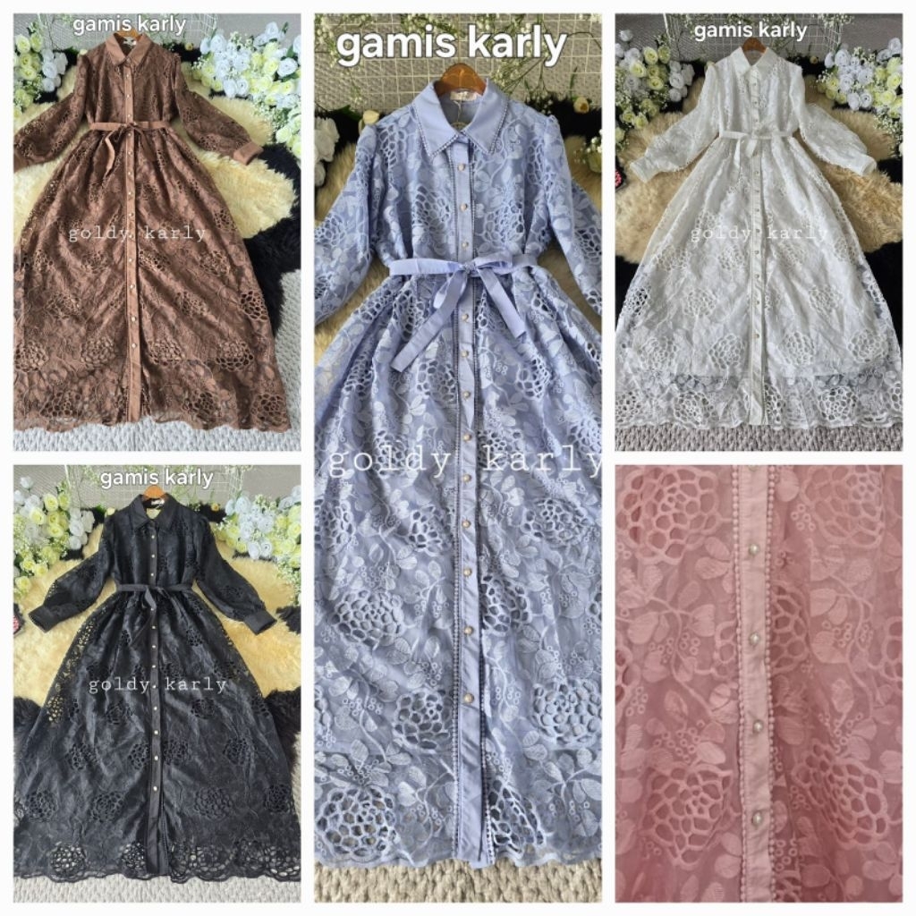 Gamis premium katun bordir