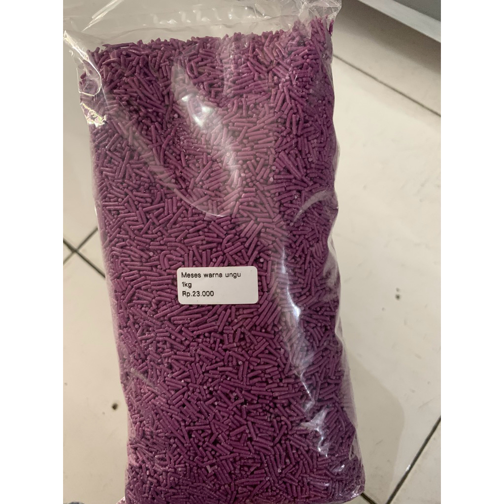 

Meses Warna Ungu 1kg, 500g, 250g
