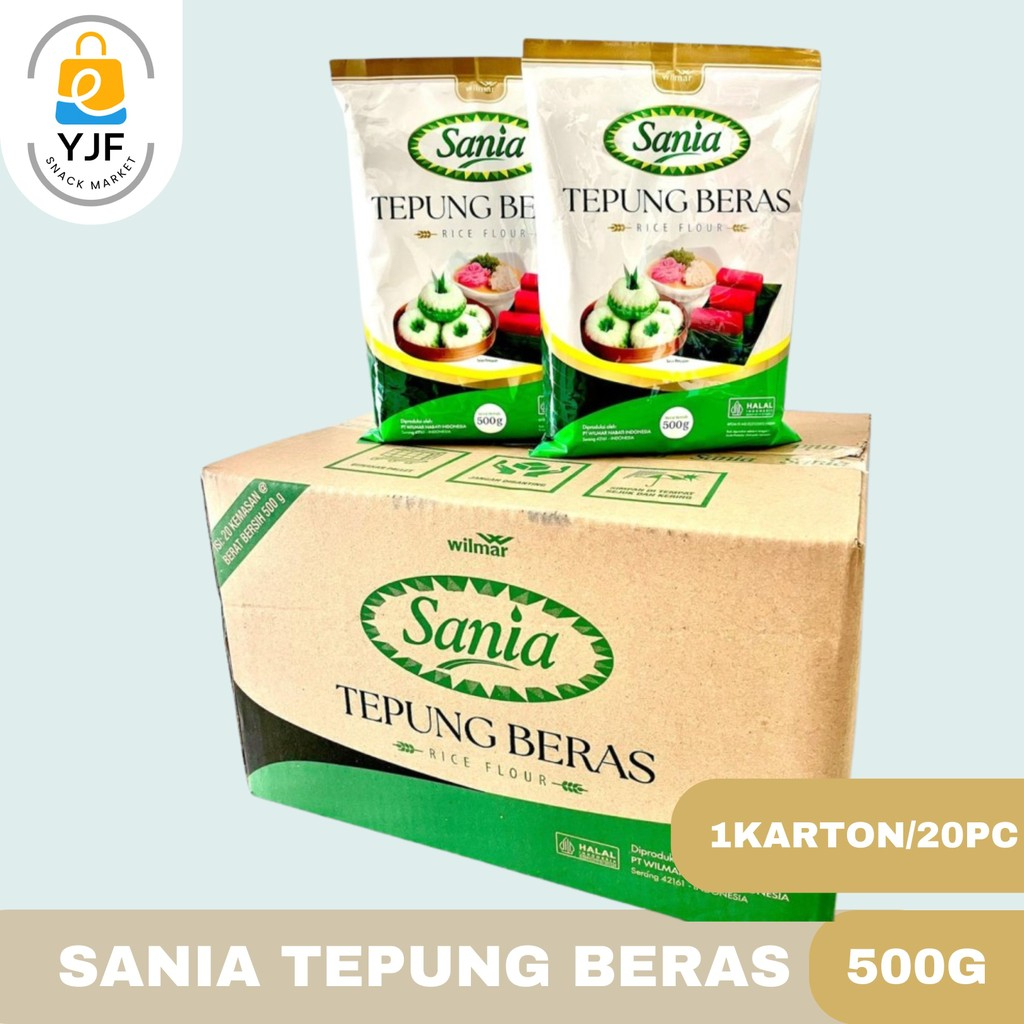 

Sania Tepung Beras 500g 1KARTON/20PC / Tepung Beras Sania