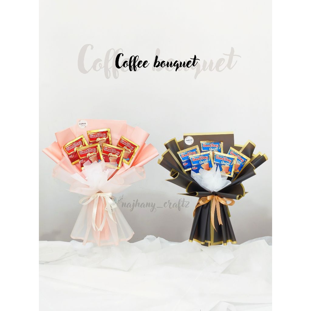 

(READY RANDOM LANGSUNG KIRIM) BUKET KOPI, BUKET SNACK SEMARANG, BUKET SNACK MURAH, FREE GREETING CARD DAN PAPER BAG.