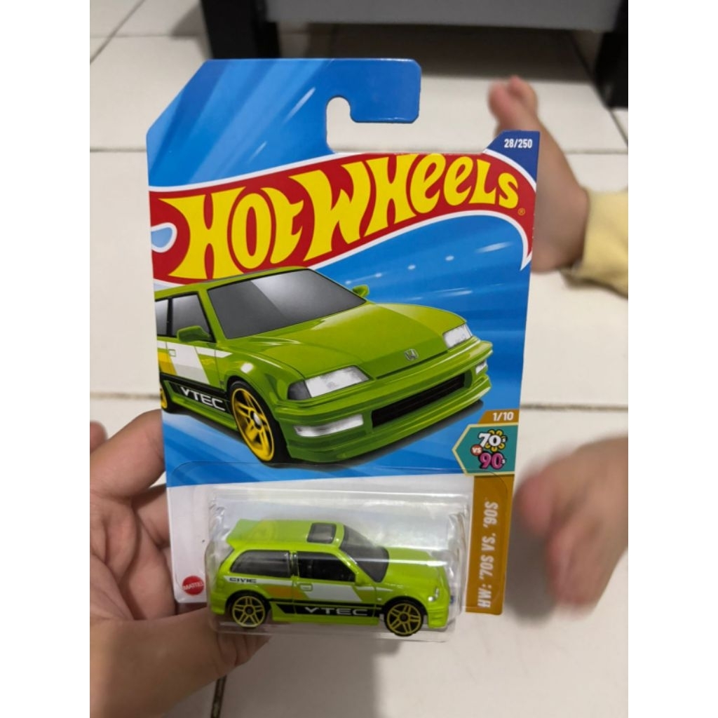 Hot wheels:Honda civic ef 90
