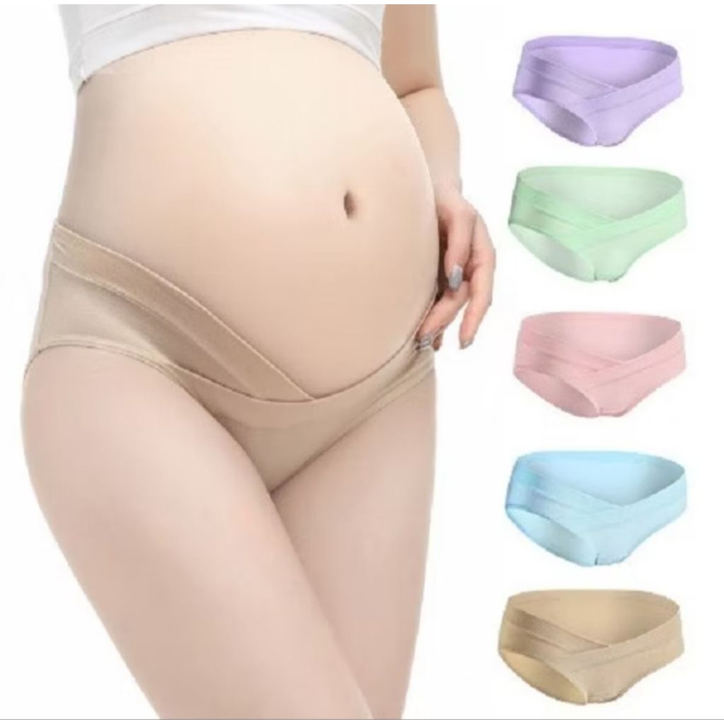 [ZDS] 1/3/6 PCS CELANA DALAM HAMIL POLINI - CD BUMIL KATUN DIBAWAH PERUT