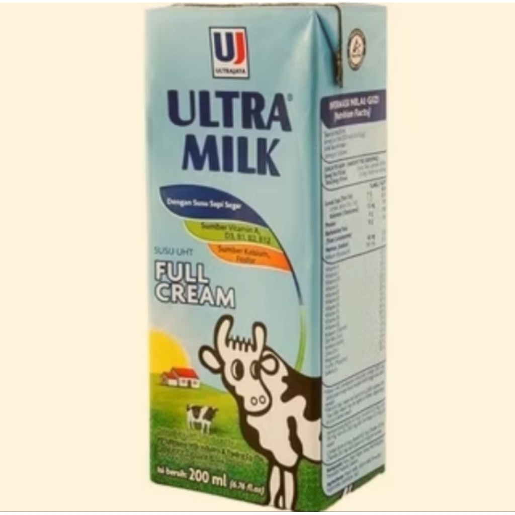 

Susu ultra ukuran 200ML | 1 karton isi 24 pcs