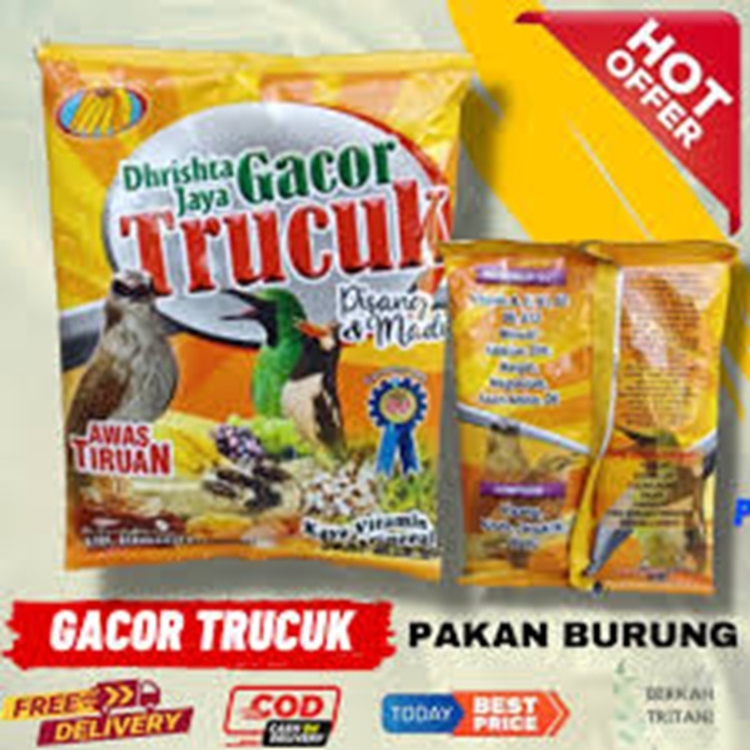 VOER TRUCUK GACOR DENGAN VARIAN PISANG DAN MADU SANGAT COCOK UNTUK BURUNG TRUCUK