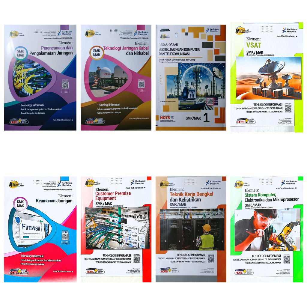 BUKU LKS PRODUKTIF SMK MAK PPJ TJKN TKJ PKPJ VSAT KEAMANAN JARINGAN CPE TKBK SKEM TA 2025/2026 KURIK