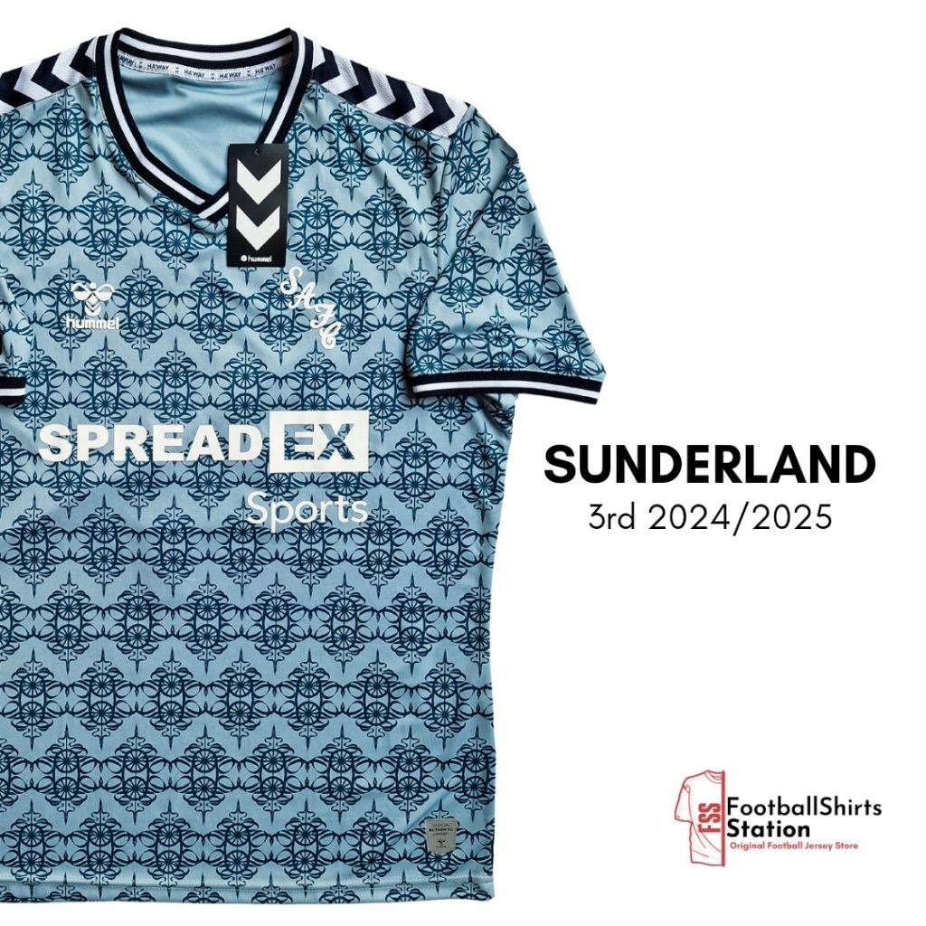 Jersey Sunderland 3rd 2024/2025 Size L Nameset Neil Original Hummel