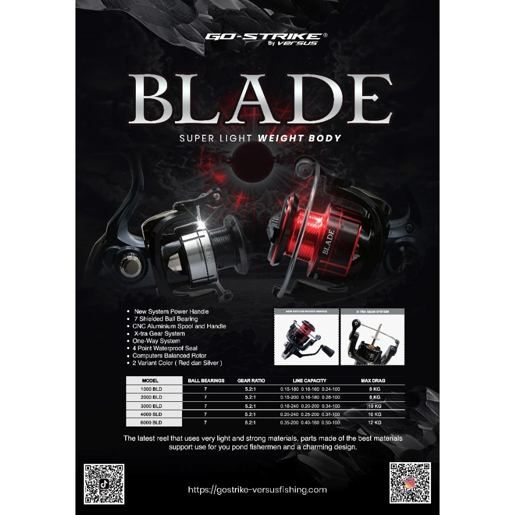 Reel Versus Go Strike Blade 3000