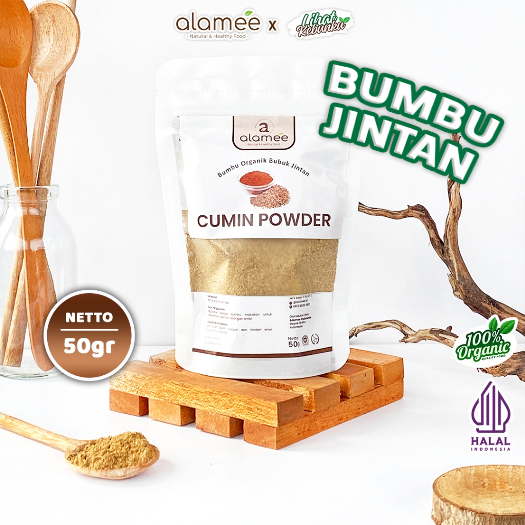 

ALAMEE Jintan Bubuk Cumin Powder Bumbu Dapur Instan Jinten Ground Rempah Masak 50 Gram LIHAT KEBUNKU