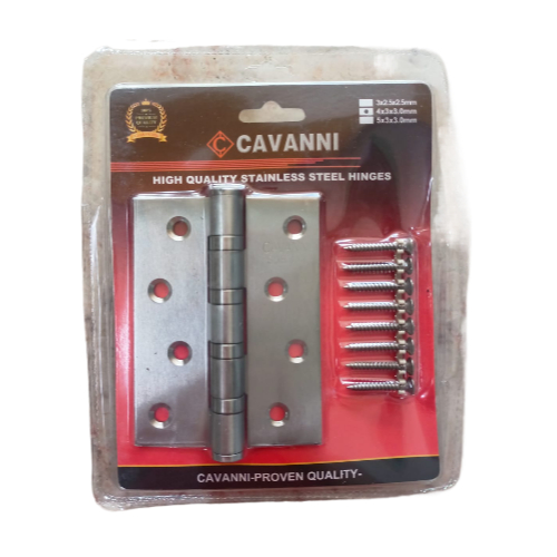 CAVANI Engsel Pintu Tebal 4"  | Engsel Jendela ENGSEL PINTU Silver Stainless