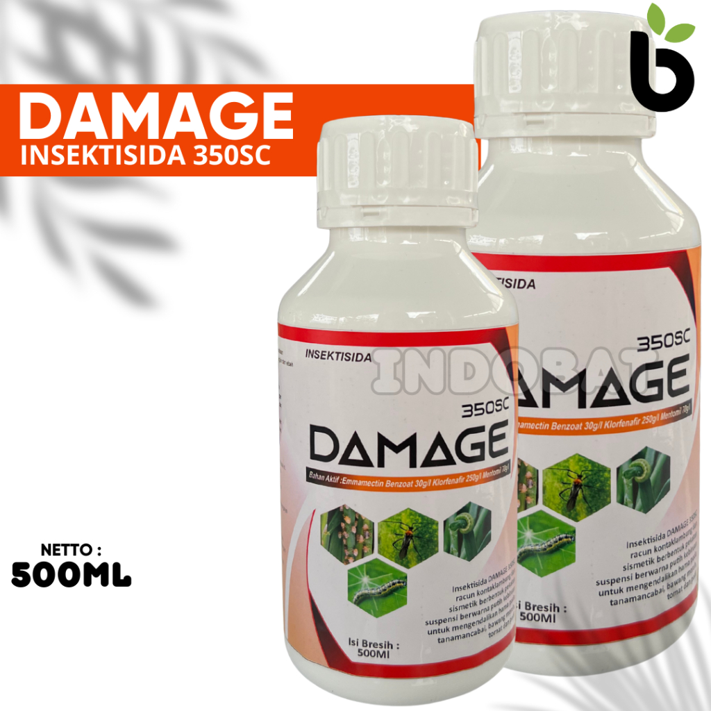 DAMAGE 350SC 500ML Insektisida Sistemik Hama Ulat, Thrips & Wereng